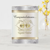 新婚おめでとうございます 結婚おめでとう カード (黄色い花)