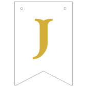 新婚おめでとう ゴールド マゼンタ ハート バンティングフラッグ (第2の旗)