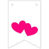 「新婚おめでとう」 バンティングフラッグ (第1の旗)