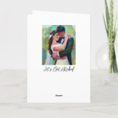 新婚おめでとう |水彩アート カード (裏面)