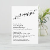 新婚おめでとう!豪華なスクリプトで飾る結婚式後のお祝い 招待状 (スタンド正面)