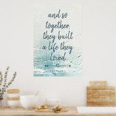 新婚ことわざ グランジ ポスター (キッチン)