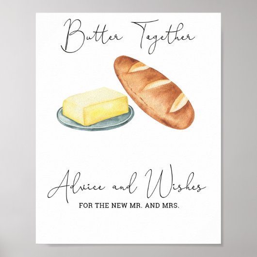 新婚さんへのアドバイスと願い事 - Butter Together ポスター (正面)