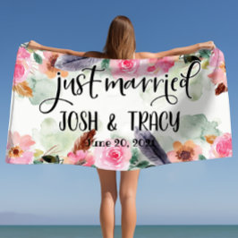 新婚です ウェディング小物 ウェディングフォト小物 ビーチタオル