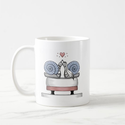 新婚です コーヒーマグカップ (左)