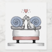 新婚です ワインラベル (シングルラベル)