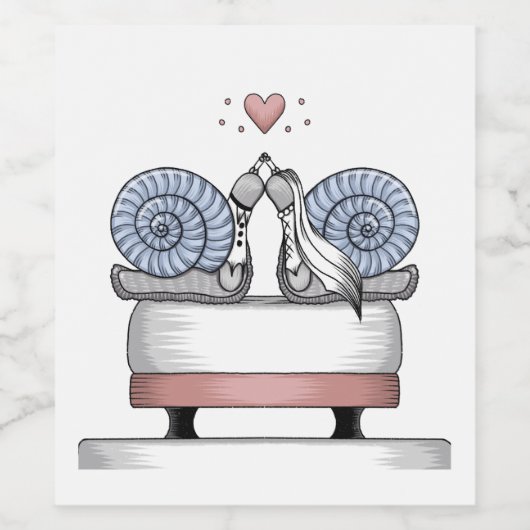 新婚です ワインラベル (シングルラベル)