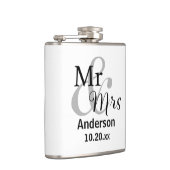 新婚のお名前と結婚デート フラスク (右)