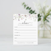 新婚のためのデリケートな紫色のワイルドフラワーアドバイス (スタンド正面)