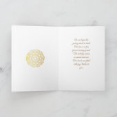 新婚のアフリカ系アメリカ人カップルのクリスマス シーズンカード (内部)