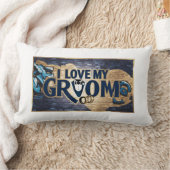 新婚のクッション枕 ランバークッション (ブランケット)