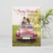 新婚のクリスマスカードと結婚する シーズンカード (スタンド正面)