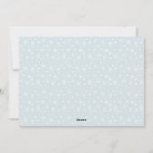 新婚のクリスマス写真の後を楽しく シーズンカード (裏面)