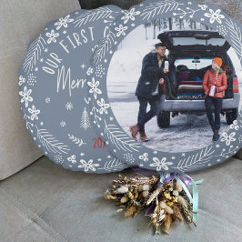 新婚のクリスマス "初めての結婚記念のクリスマス" 引用 ラウンドクッション