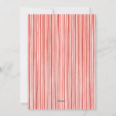 新婚のホリデーカード メリー&マリード シーズンカード (裏面)