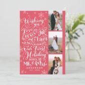 新婚のホリデーハンドドロー |赤 | 3 – 写真 シーズンカード (スタンド正面)