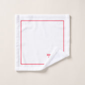 新婚のミスター・アンド・ミセス・ラージパーソナライズされたー バスタオルセット (ウォッシュタオル)