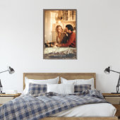 新婚のミセス＆ミスター ロッキー 風景写真 キャンバスプリント (インサイチュ (寝室))