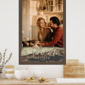 新婚のミセス＆ミスター ロッキー 風景写真 ポスター (キッチン)