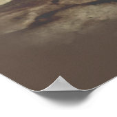 新婚のミセス＆ミスター ロッキー 風景写真 ポスター (角)