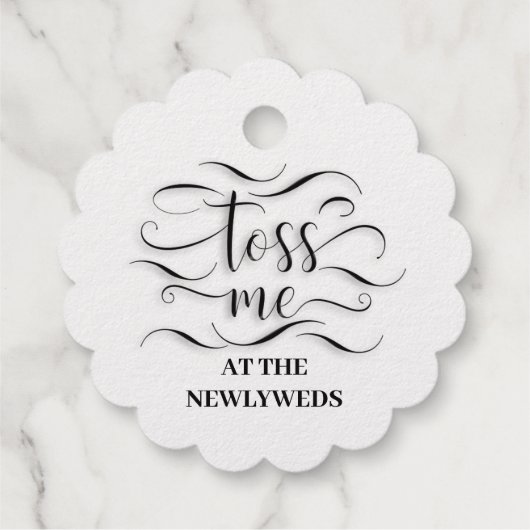 新婚の人の所に私を投げ結婚る フェイバータグ (裏面)