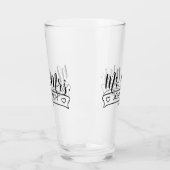 新婚の名前バナー Mr & Mrs ID668 タンブラーグラス (左)