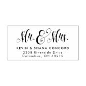 新婚の夫妻の住所 セルフインキングスタンプ (デザイン)