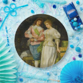 新婚の夫婦(結婚と結婚) ペーパープレート (パーティー)