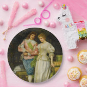 新婚の夫婦(結婚と結婚) ペーパープレート (パーティー)