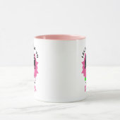 新婚の妻の贈り物がレベルアップゲーマーおもしろいマグ マグカップ (中央)