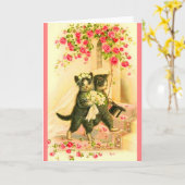 新婚の子 カード (黄色い花)