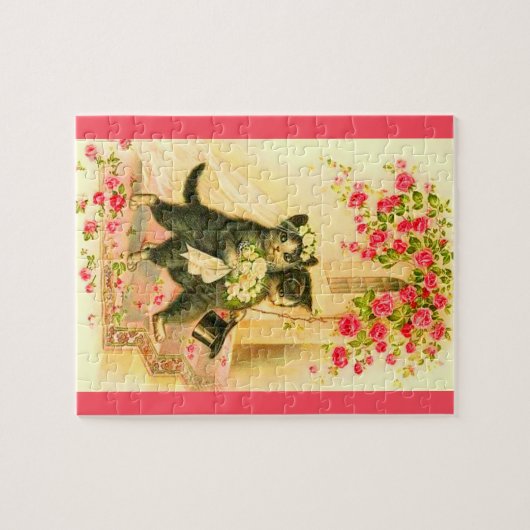 新婚の子 ジグソーパズル (横)