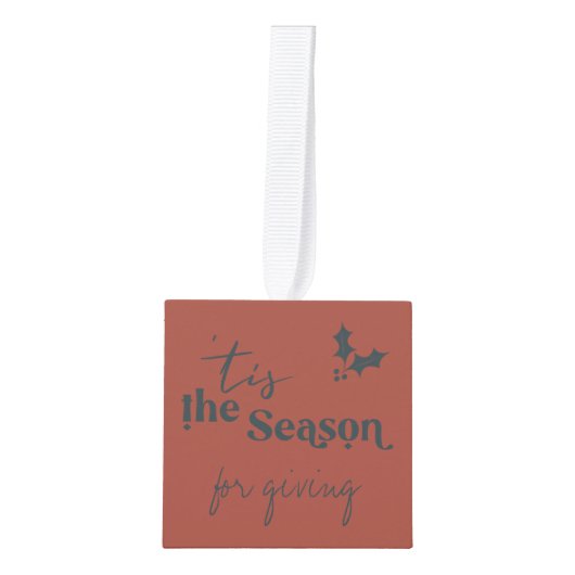 新婚の季節…3写真 キューブオーナメント (正面)