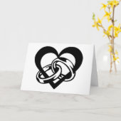 新婚の後を楽しんで来る カード (黄色い花)