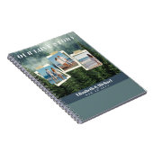 新婚へのフォトギフト愛の物語カスタム ノートブック (右側)