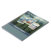 新婚へのフォトギフト愛の物語カスタム ノートブック (左側)