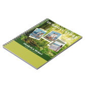 新婚へのフォトギフト愛の物語カスタム ノートブック (左側)