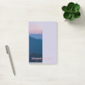 新婚へのフォトギフト愛の物語カスタム ポストイット (オフィス)