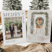 新婚ほやほやのホリデーシーズンに幸せいっぱいのMr＆Mrsホリデー シーズンカード