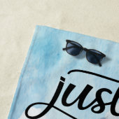 新婚ほやほや、Mr. and Mrs.、新夫婦、ハネムーン ビーチタオル (インサイチュ)