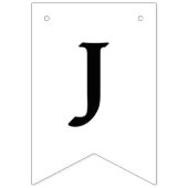 新婚ウエディングの送り出し用カー装飾 バンティングフラッグ (第2の旗)