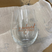 新婚エレガントモダン者 ステムなしワイングラス