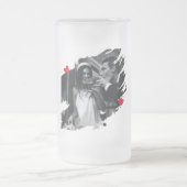 新婚カスタムエッチングフォトキープサケ フロストグラスビールジョッキ (中央)