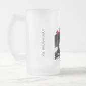 新婚カスタムエッチングフォトキープサケ フロストグラスビールジョッキ (左)