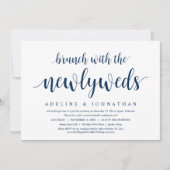 新婚カップルとのブランチ, 結婚式の秘密の招待状 招待状 (正面)