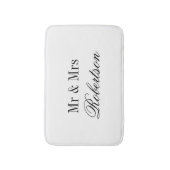 新婚カップルのためのバス結婚マット夫妻 バスマット (正面縦)