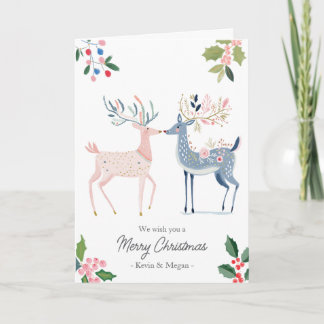 新婚カップルのクリスマスカード シーズンカード