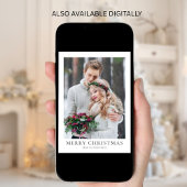 新婚カップルのクリスマス 2枚の写真 シーズンカード