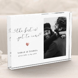 新婚カップルへのプレゼント 結婚記念 フォトブロック