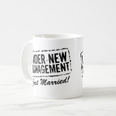 新婚カップルマグカップ｜新しいオーナー コーヒーマグカップ (正面左)
